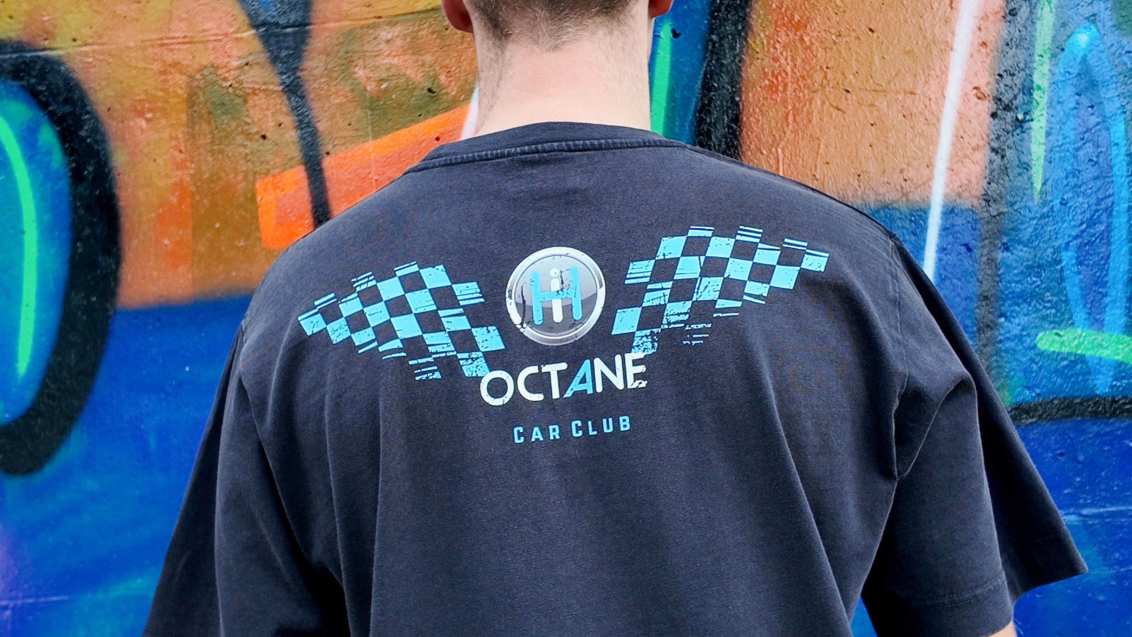 The Hi-Octane Miami Wing Vintage T-Shirt - Miami Blue