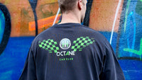 The Hi-Octane RS Wing Black T-Shirt - RS Green