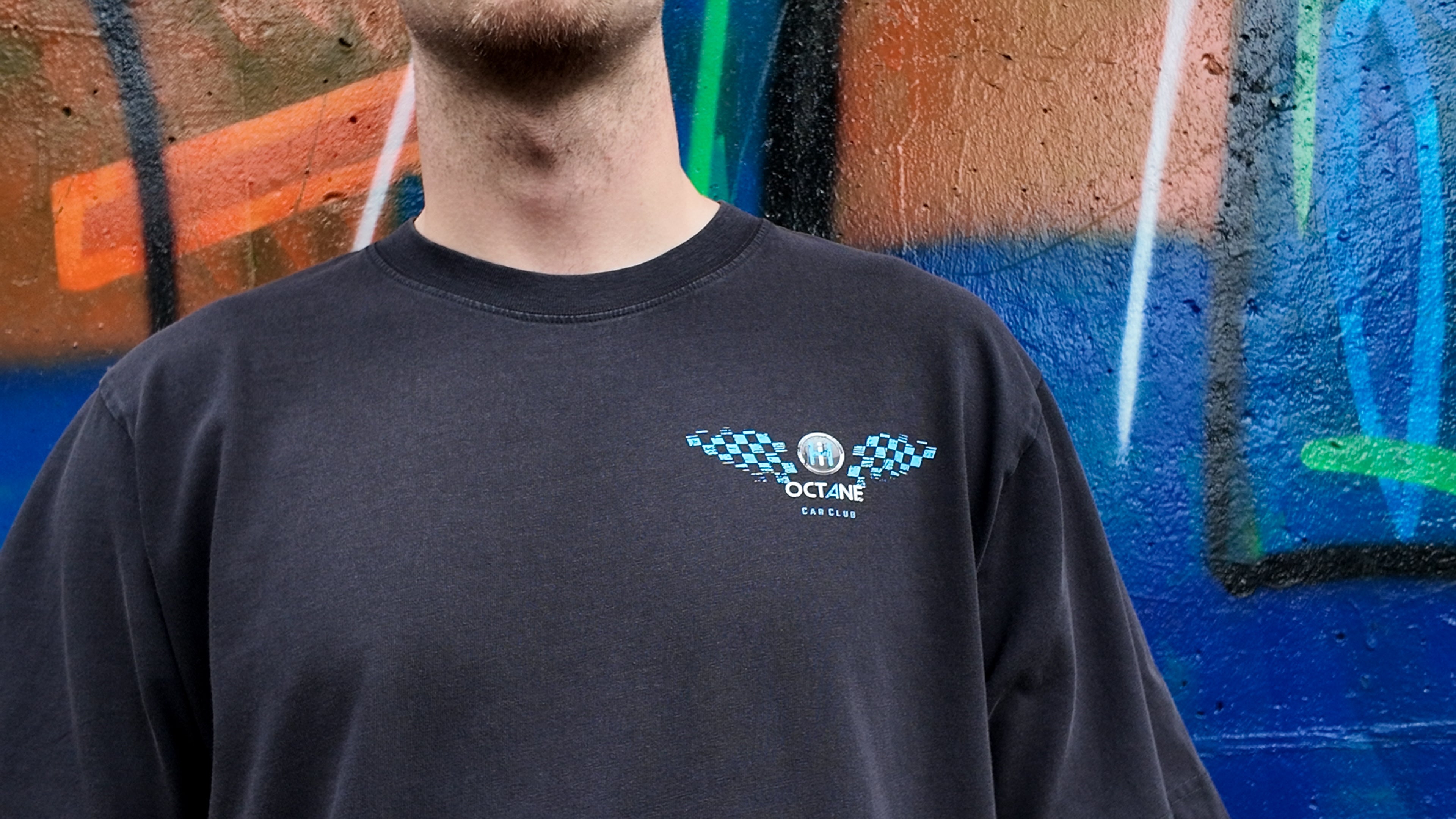 The Hi-Octane Miami Wing Vintage T-Shirt - Miami Blue