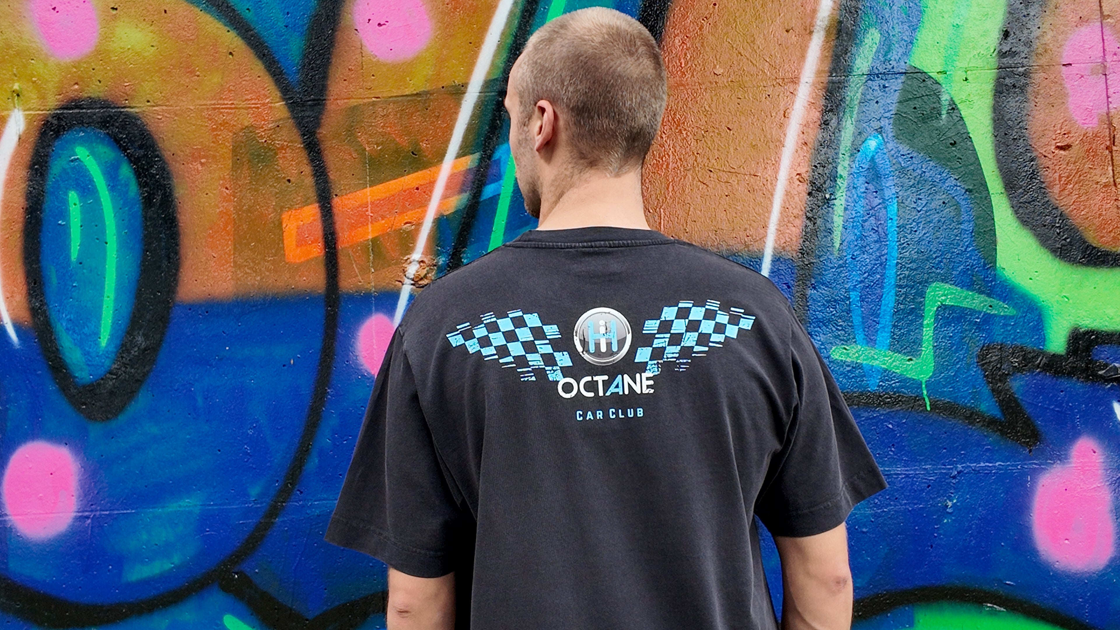 The Hi-Octane Miami Wing Vintage T-Shirt - Miami Blue