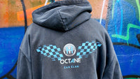 Lavant Oversize Hoodie Vintage Black - Miami Blue