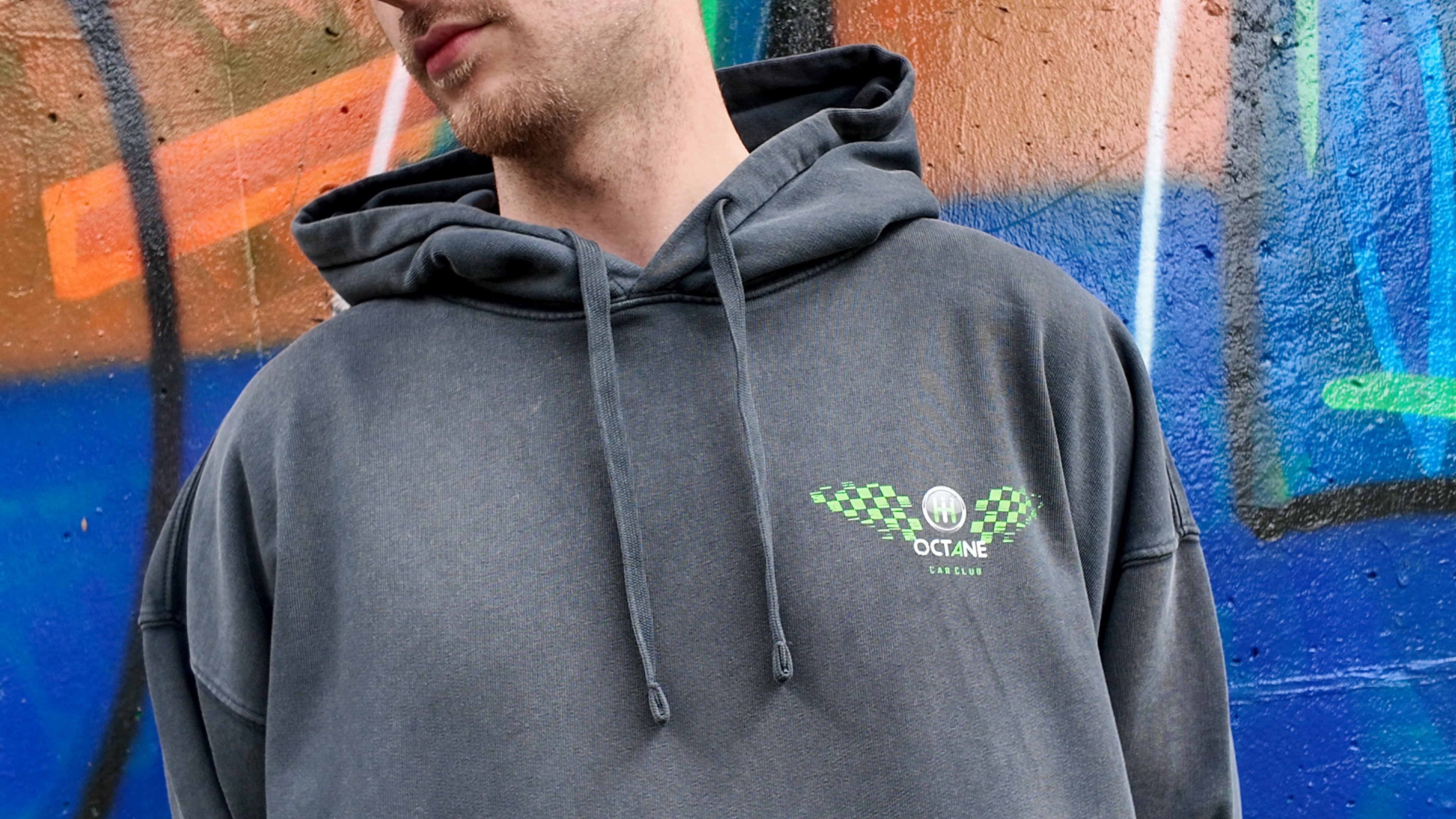 Lavant Oversize Hoodie Vintage Black - RS Green