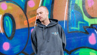 Lavant Oversize Hoodie Vintage Black - Miami Blue