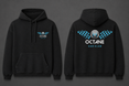 Lavant Oversize Hoodie Vintage Black - Miami Blue