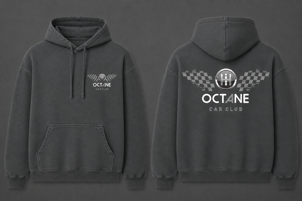 Lavant Oversize Hoodie Vintage Black - Nardo Grey