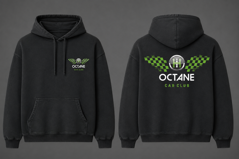 Lavant Oversize Hoodie Vintage Black - RS Green