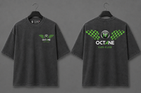 The Hi-Octane RS Wing Black T-Shirt - RS Green